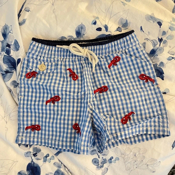 Polo Ralph Lauren Other - Boys 18m Polo Ralph Lauren Embroidered Lobster Bathing suit Trunks